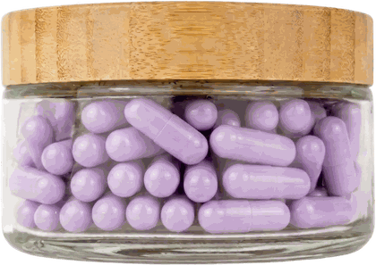 Bamboo Lid Glass Jar